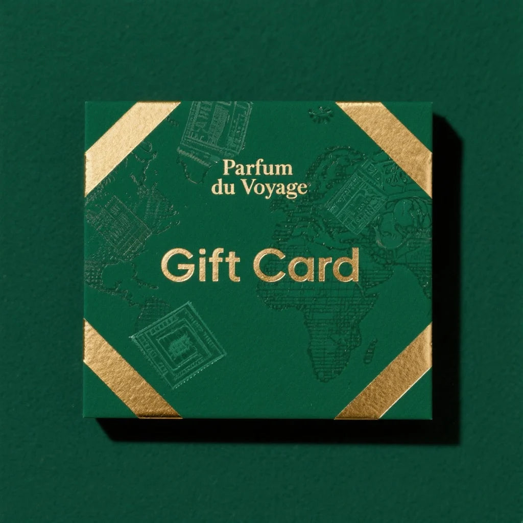 Carta regalo per profumo da viaggio