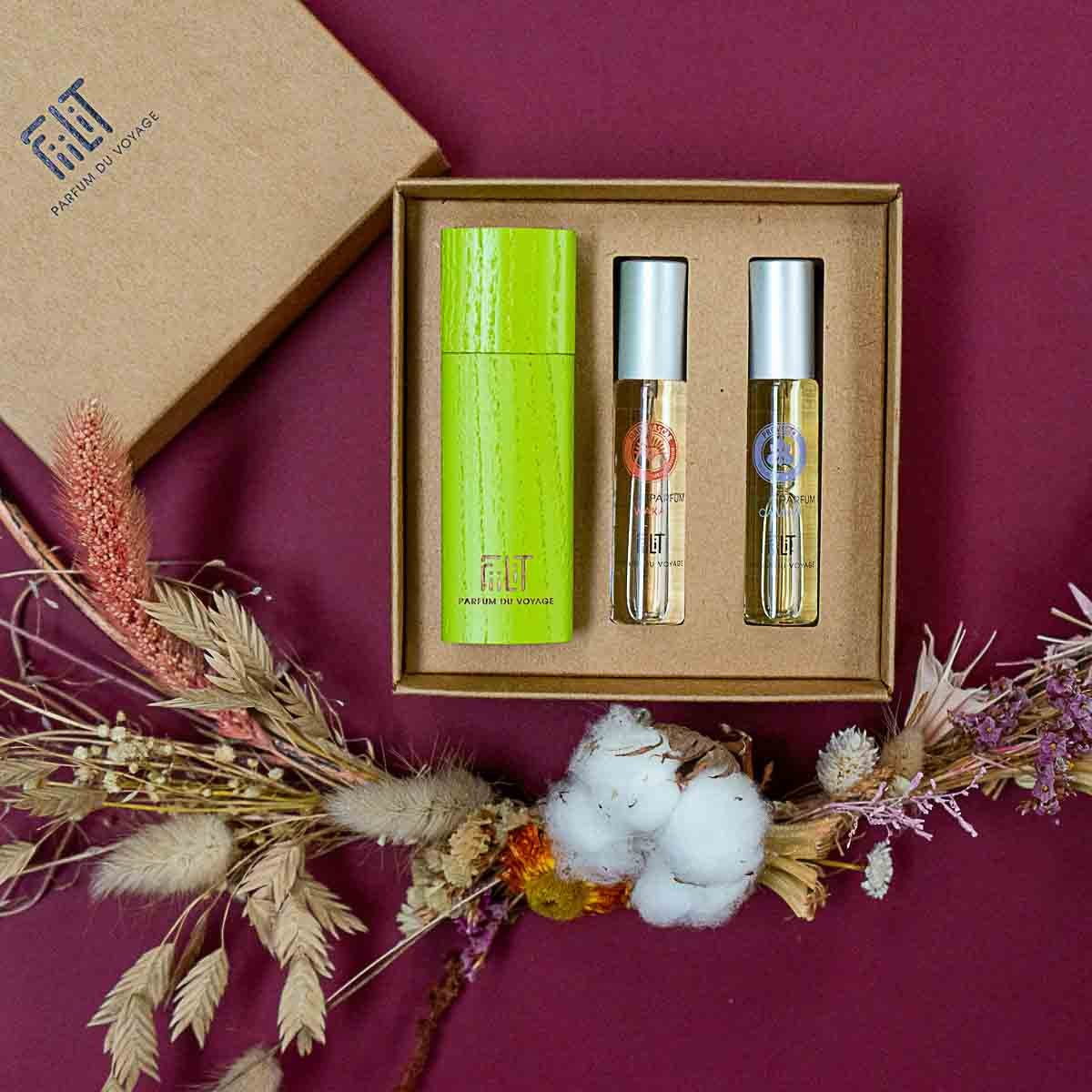 L'Écrin Du Voyageur (Personnalisable) : Composez Votre Voyage - FiiLiT Parfum du voyageL'Écrin Du Voyageur (Personnalisable) : Composez Votre Voyage