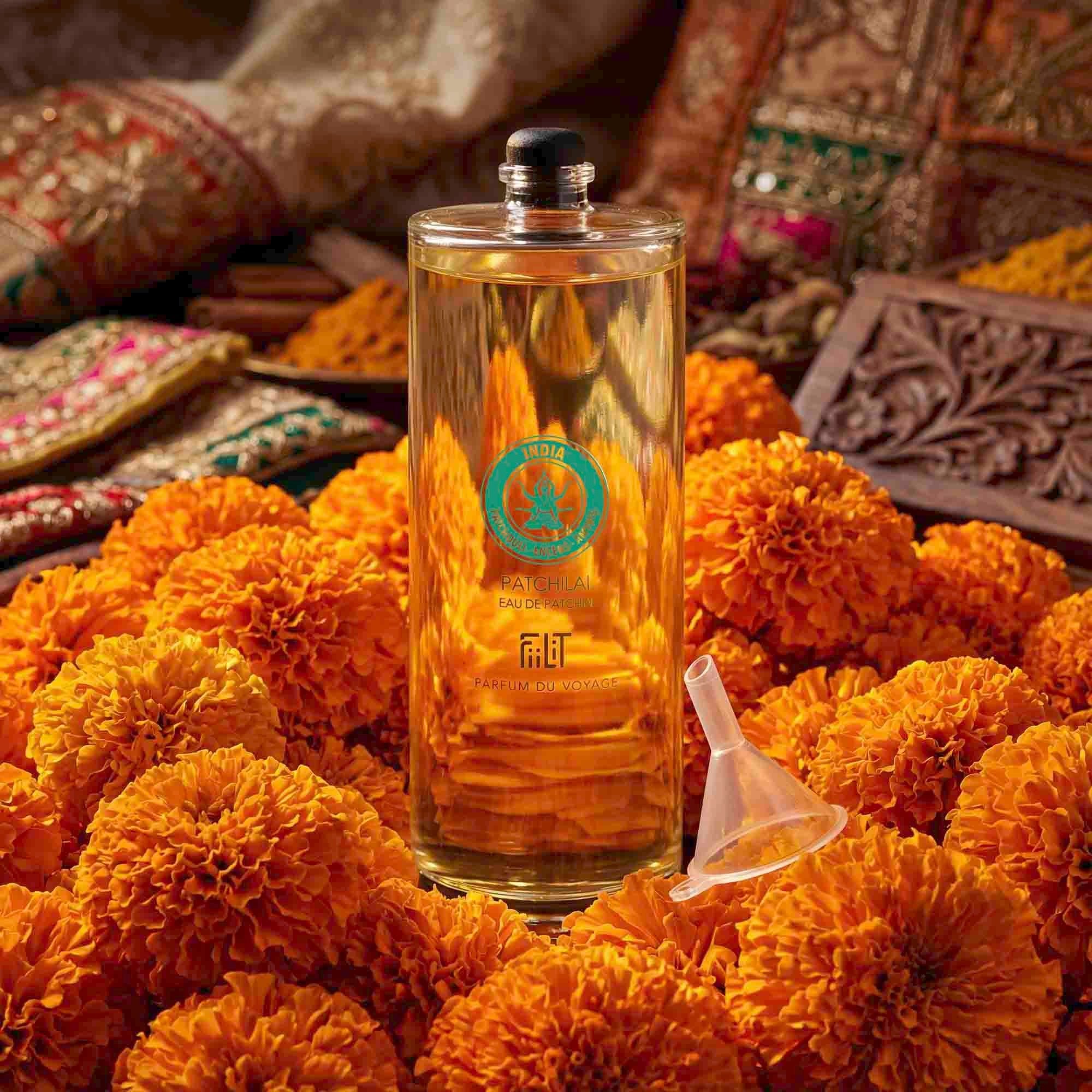 PATCHILAI - INDIA Eau de Parfum - FiiLiT Parfum du voyageRecharge 100mlPATCHILAI - INDIA Eau de Parfum