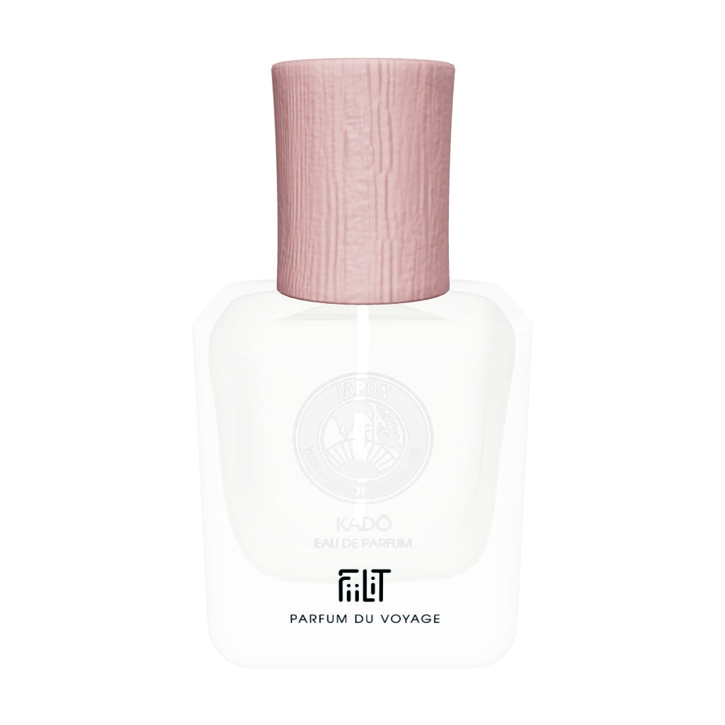 Kado Japon, eau de parfum FiiLiT en flacon 50 ml rechargeable, modèle 3D à faire tourner