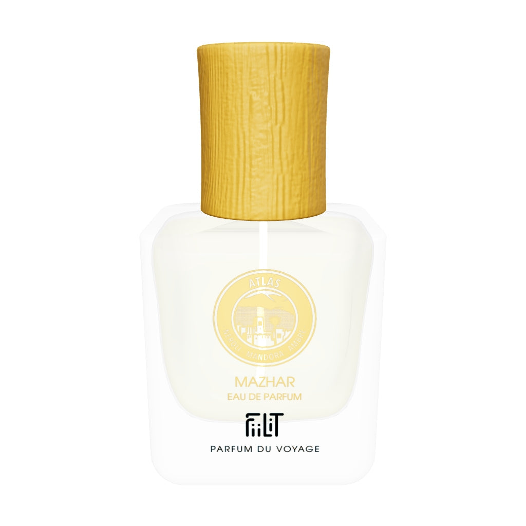 Mazhar Atlas, eau de parfum FiiLiT en flacon 50 ml rechargeable, modèle 3D à faire tourner