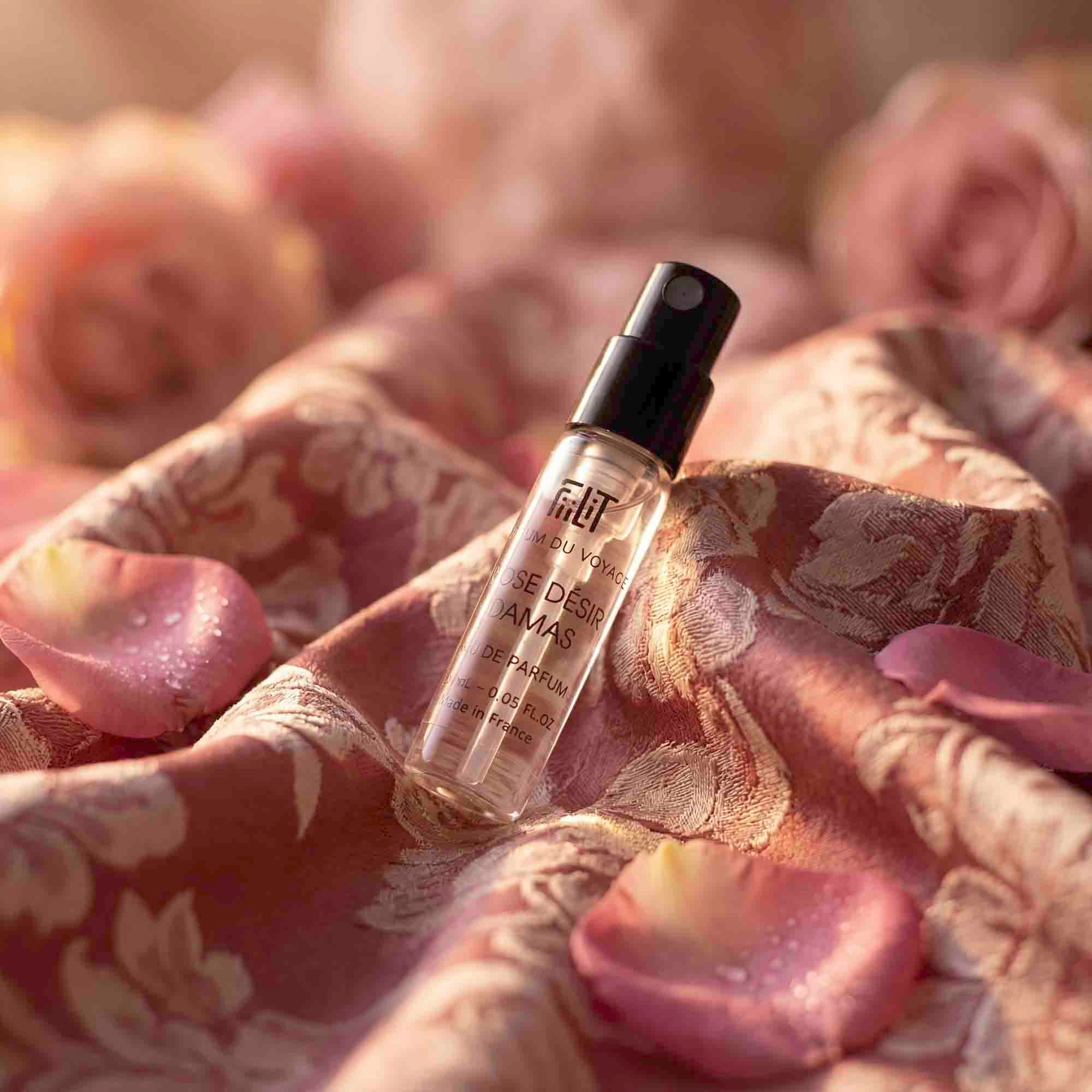 ROSE DÉSIR - DAMAS Eau de Parfum - FiiLiT Parfum du voyage1,5mLROSE DÉSIR - DAMAS Eau de Parfum