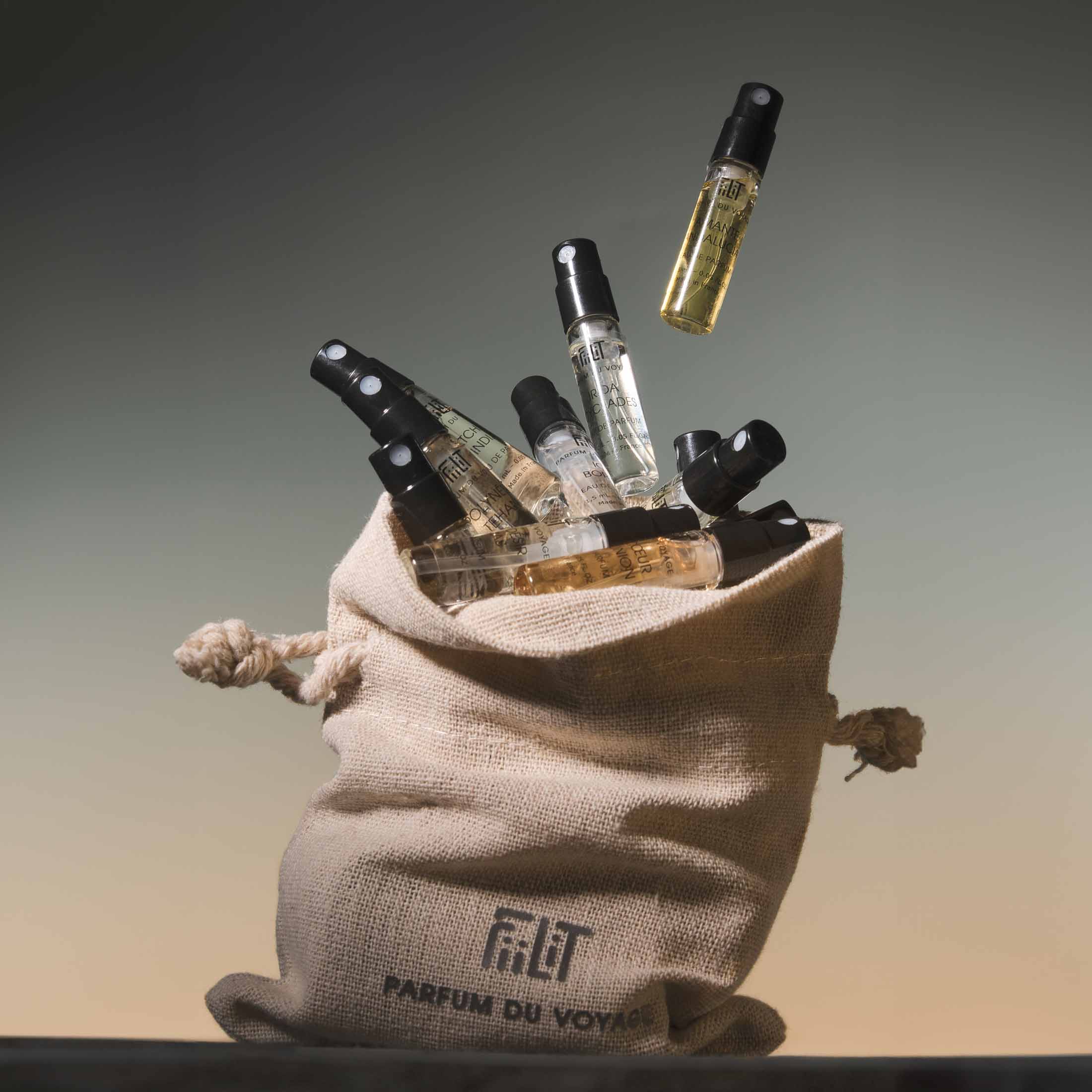 Set découverte de 14 échantillons - FiiLiT Parfum du voyageSet découverte de 14 échantillons