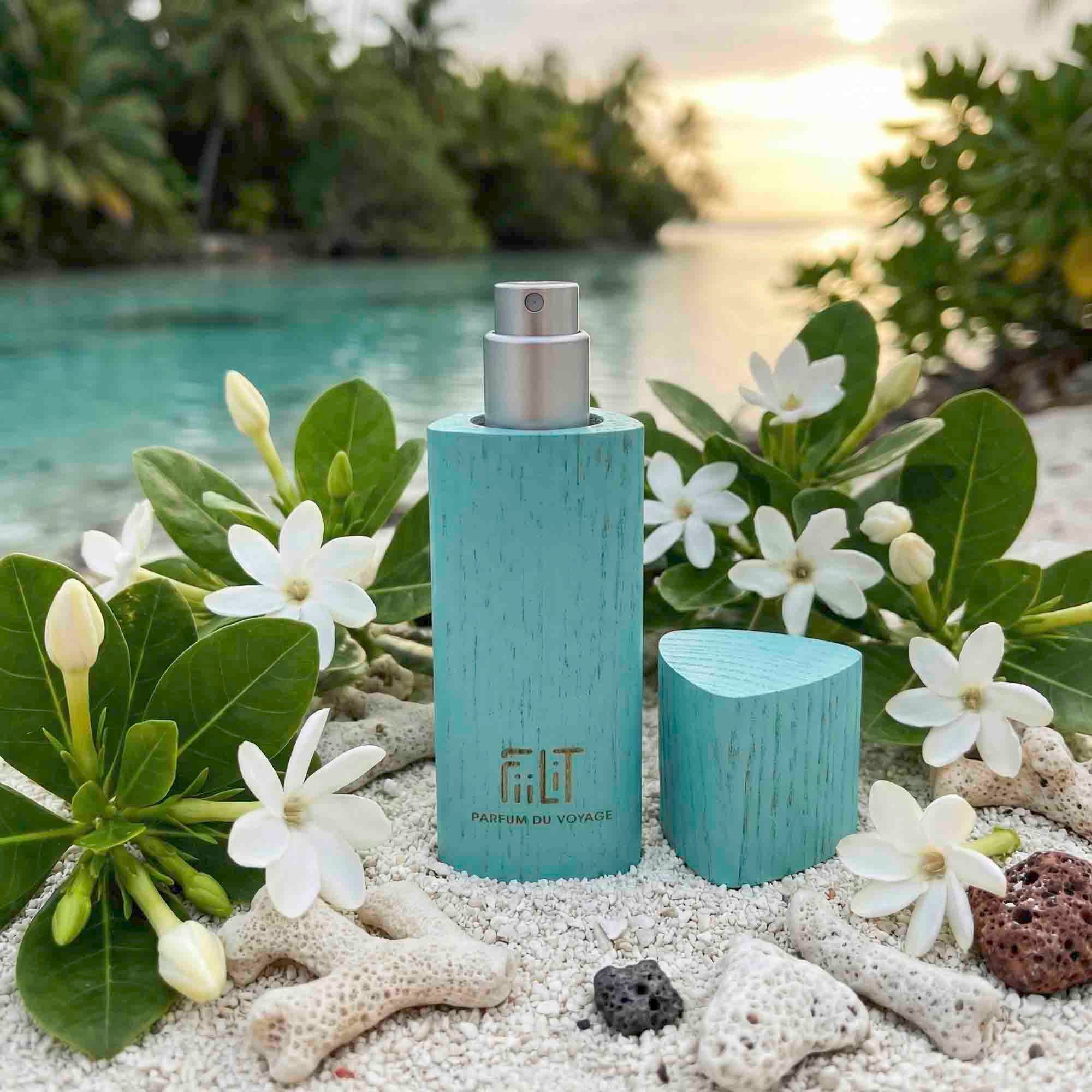 TEHANI - POLYNESIE Eau de Parfum - FiiLiT Parfum du voyage11mL avec écrinTEHANI - POLYNESIE Eau de Parfum