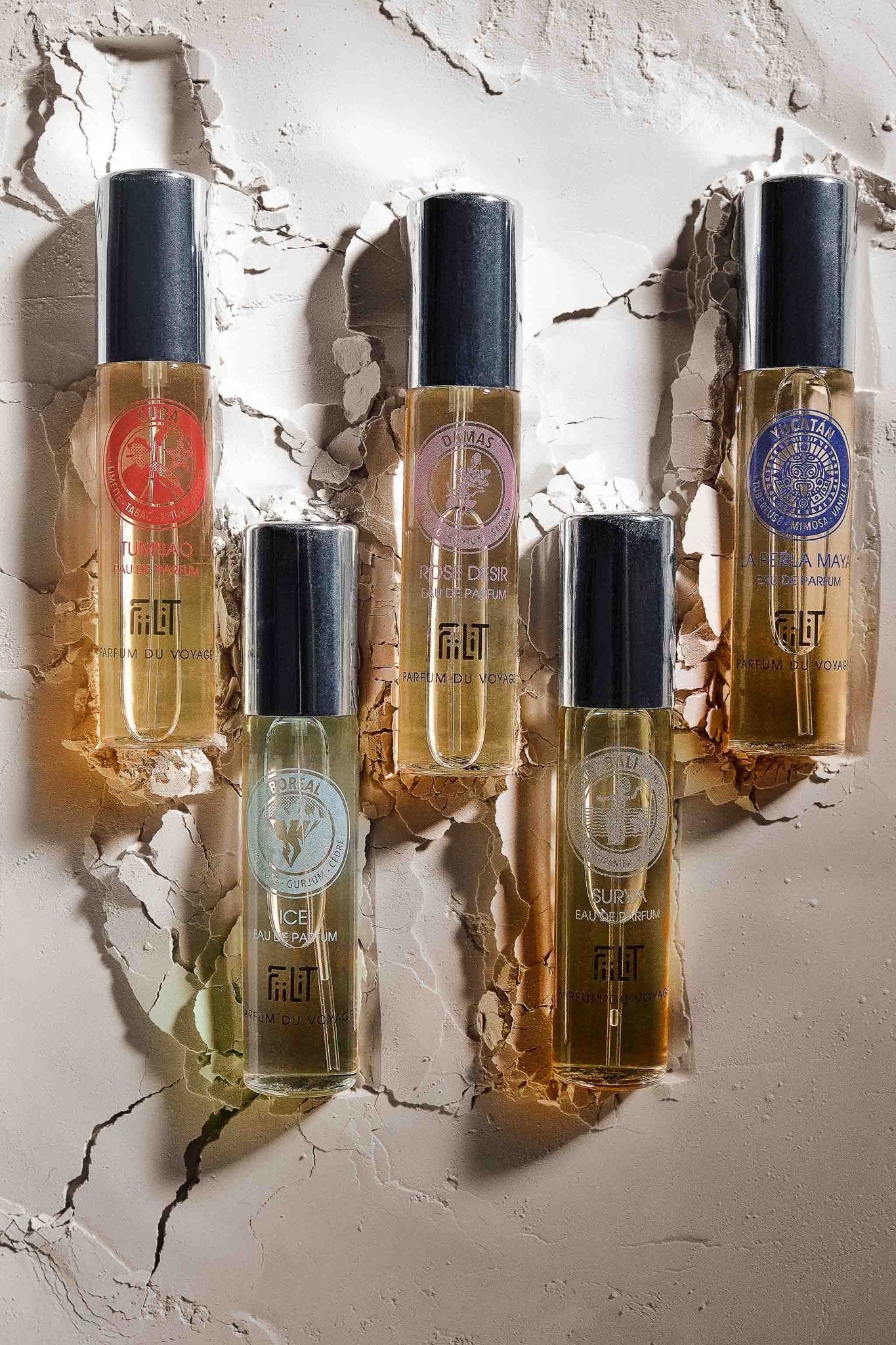 Travel Set : La Sacoche Des Sens - FiiLiT Parfum du voyageTravel Set : La Sacoche Des Sens