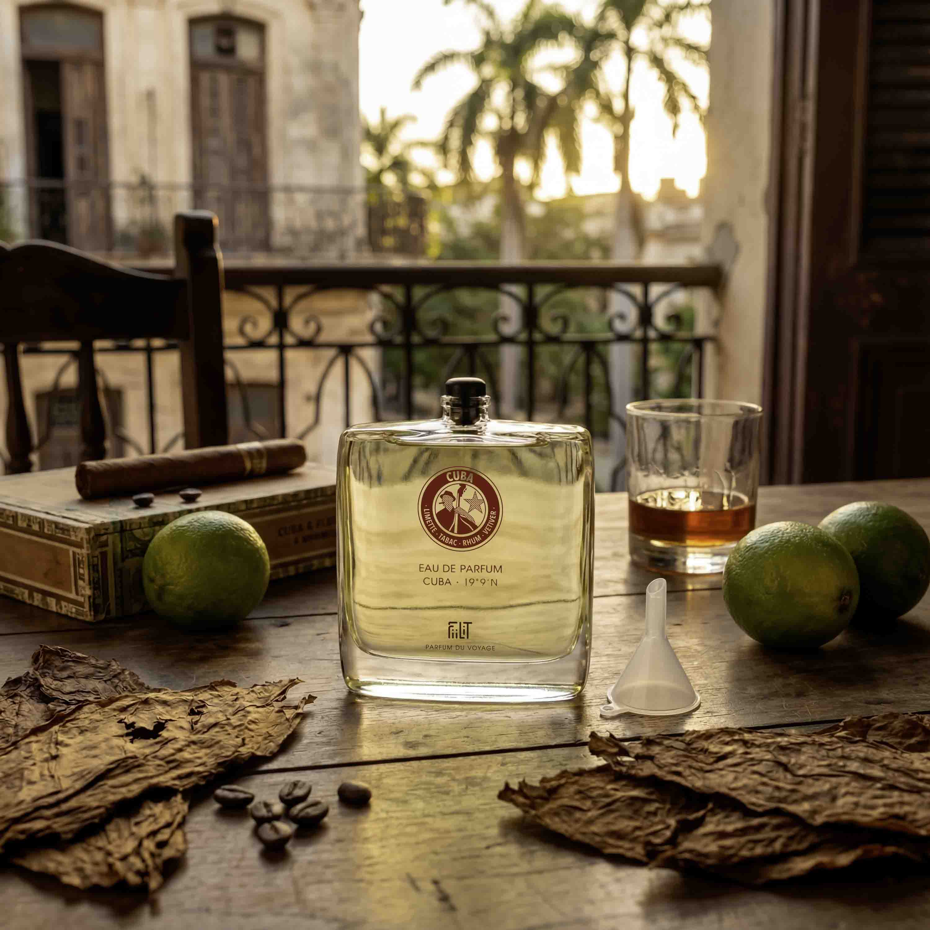 TUMBAO - CUBA Eau de Parfum - FiiLiT Parfum du voyageRecharge 100mlTUMBAO - CUBA Eau de Parfum